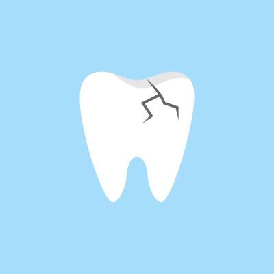 damaged tooth illustration