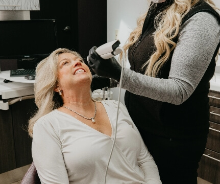 Trios digital impression image