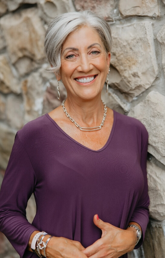 Old lady restored her smile image