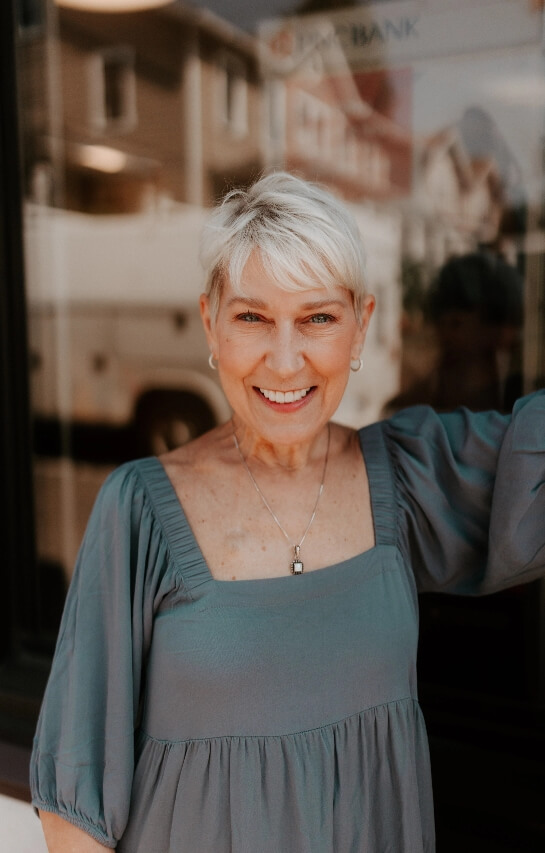 Old lady with natural looking image